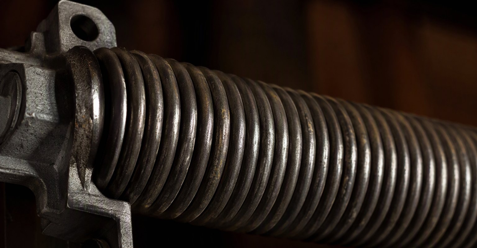 Worn torsion spring macro